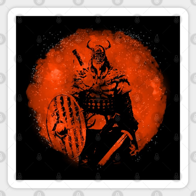 Viking Warrior Sticker by nickbeta